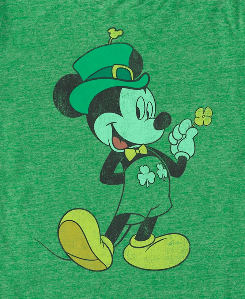 Mickey Classic Men's Lucky Mickey Short Sleeve T-Shirt