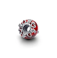 Pandora Sterling Silver Christmas Magic Murano Glass Charms