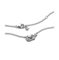 Pandora Sparkling Moon Star Collier Pendant Necklace
