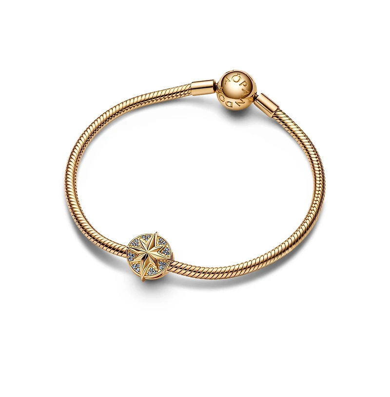 Pandora Gold-Plated Captain Marvel Insignia Charms