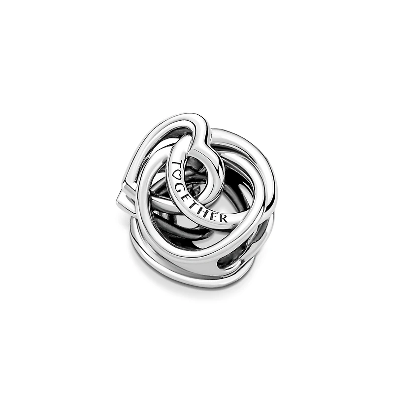 Pandora Sterling Silver Family Always Encircled Heart Charms