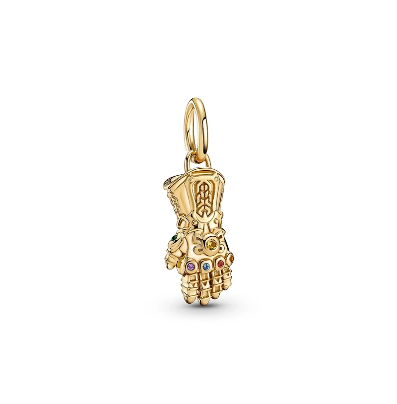 Pandora Gold-Plated Marvel The Avengers Infinity Gauntlet Dangle Charms