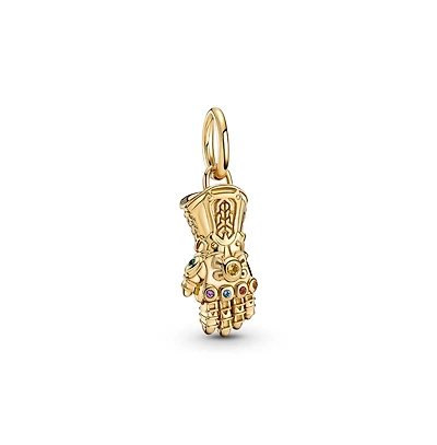 Pandora Gold-Plated Marvel The Avengers Infinity Gauntlet Dangle Charms