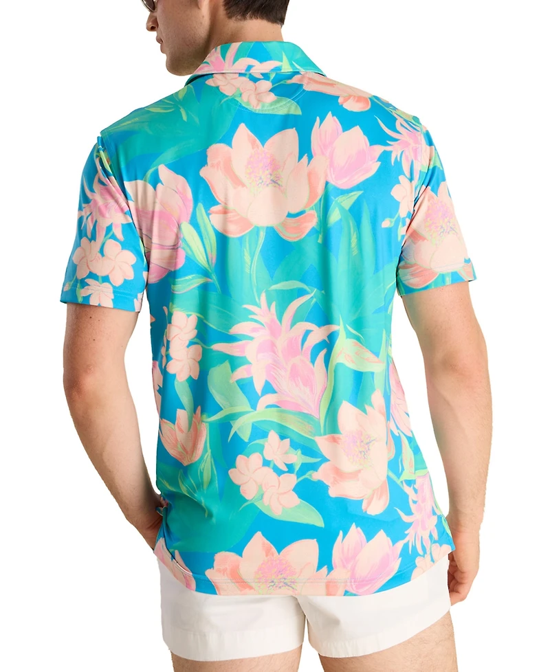 Chubbies Men's The Stop & Smell Roses Performance Polo Shirt