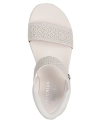 Skechers x Martha Women's Stewart Hands Free Slip-ins Cali: Ultra Flex 3.0 - Shine On Us Wedge Sandals from Finish Line