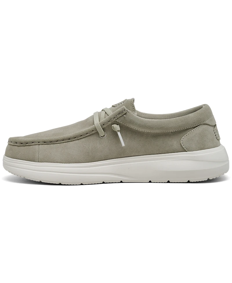 Hey Dude Men's Wally Comfort Suede Casual Sneakers from Finish Line