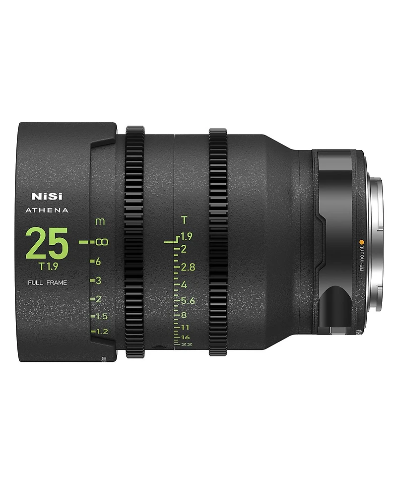 NiSi Athena Prime Cine Master 8-Lens Kit with 14mm T2.4, 25mm, 35mm, 40mm, 50mm, 85mm T1.9, 18mm, 135mm T2.2 Lens, Includes Filter Holder, Canon Rf