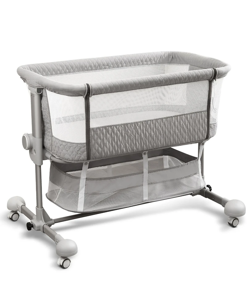 Sunveno Baby Bassinet Bedside Crib with Mosquito Net
