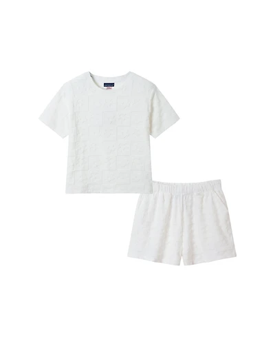 Andy & Evan Big Girls Toddler/Child Terry Short Set