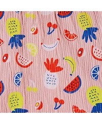 Andy & Evan Toddler Girls Toddler/Child Pink Fruit Print Tank and Shorts Set