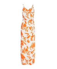 Quiz Women's Crepe Maxi Dress with Slit