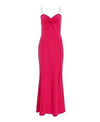 Quiz Women's Scuba Crepe Dress with Diamante Straps