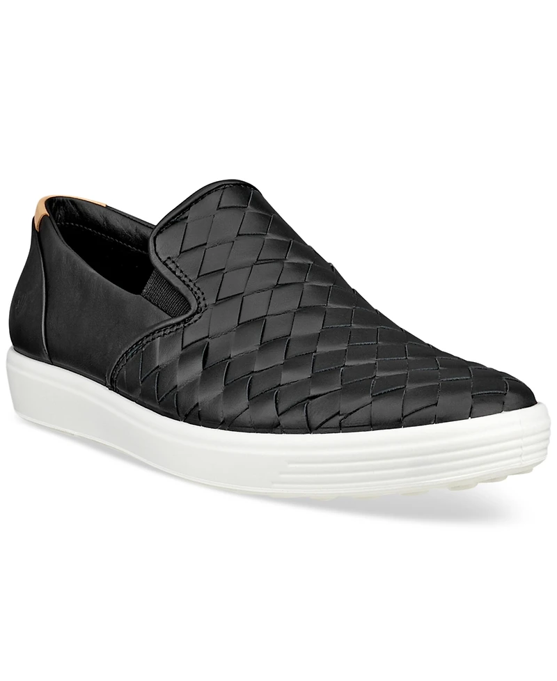 Ecco Women's Soft 7 Woven Slip-On Sneakers