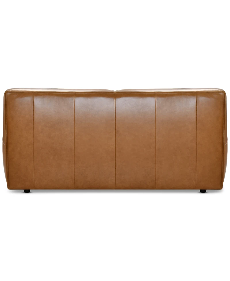 Glympton 73" Leather Loveseat, Exclusively at Macy's