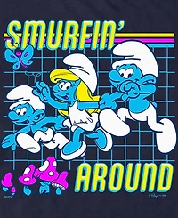 Smurfs Men's Smurf Around Short Sleeve T-Shirt