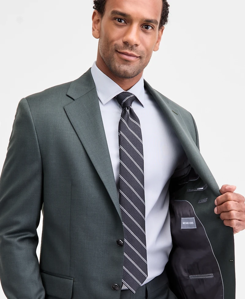 Michael Kors Men's Classic-Fit Wool-Blend Suit Separate Jacket