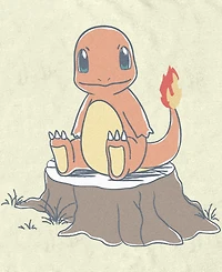 Pokemon Men's Charmander Daily Sketch Short Sleeve T-Shirt