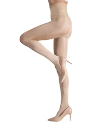 Lechery Women's Lustrous Silky Shiny 40 Denier Semi-Opaque High-Waist Pantyhose Tights SKU11003