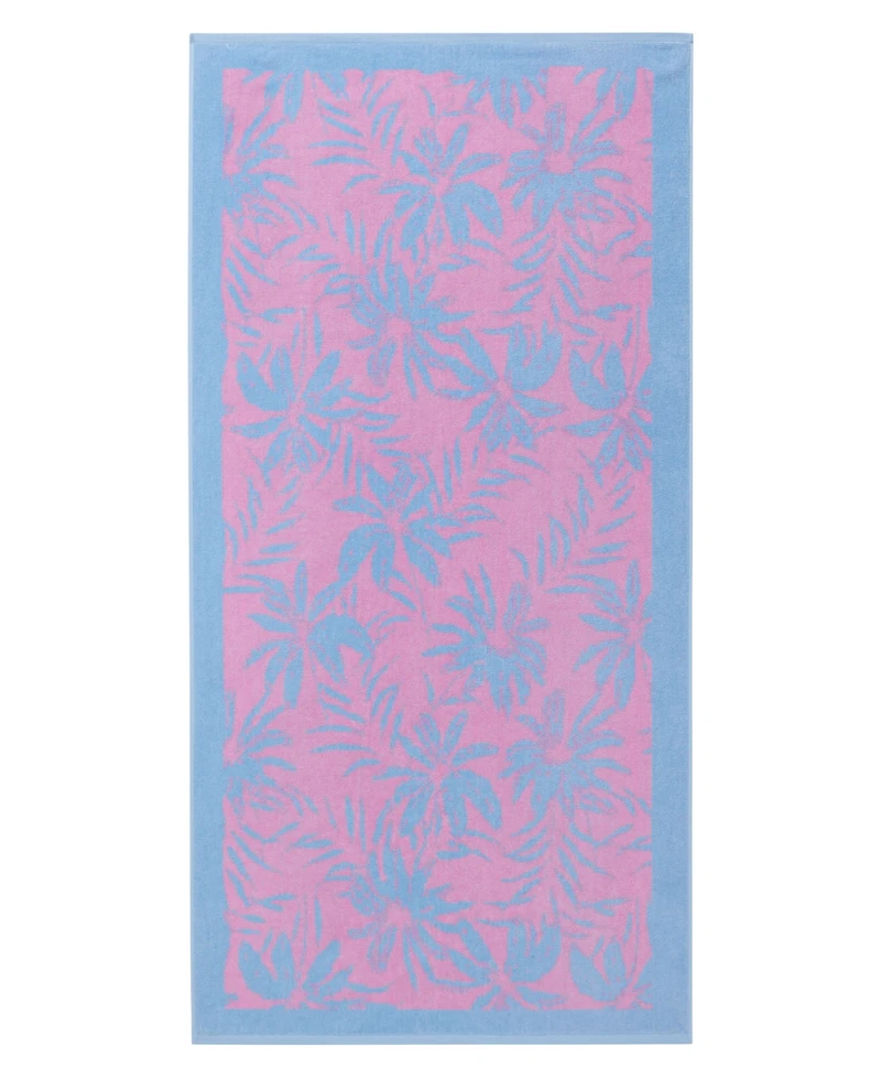 Jessica Simpson Palm Bliss Cotton Beach Towel, 36" x 72"
