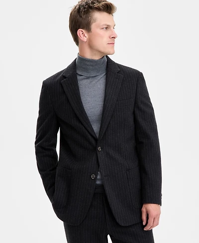 Tommy Hilfiger Men's Modern-Fit Knit Pinstripe Suit Separate Jacket