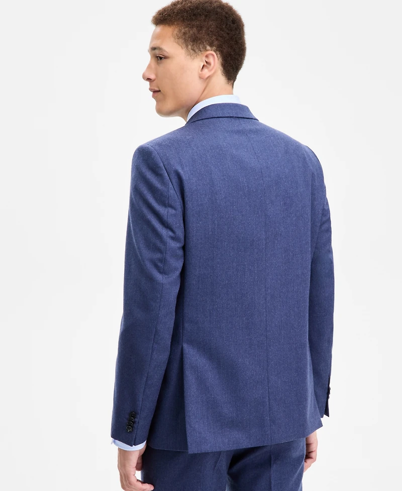 Tommy Hilfiger Men's Modern-Fit Pure Wool Suit Separate Jacket