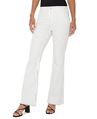 Liverpool Los Angeles Women's Hannah Pinstriped Flare Jeans