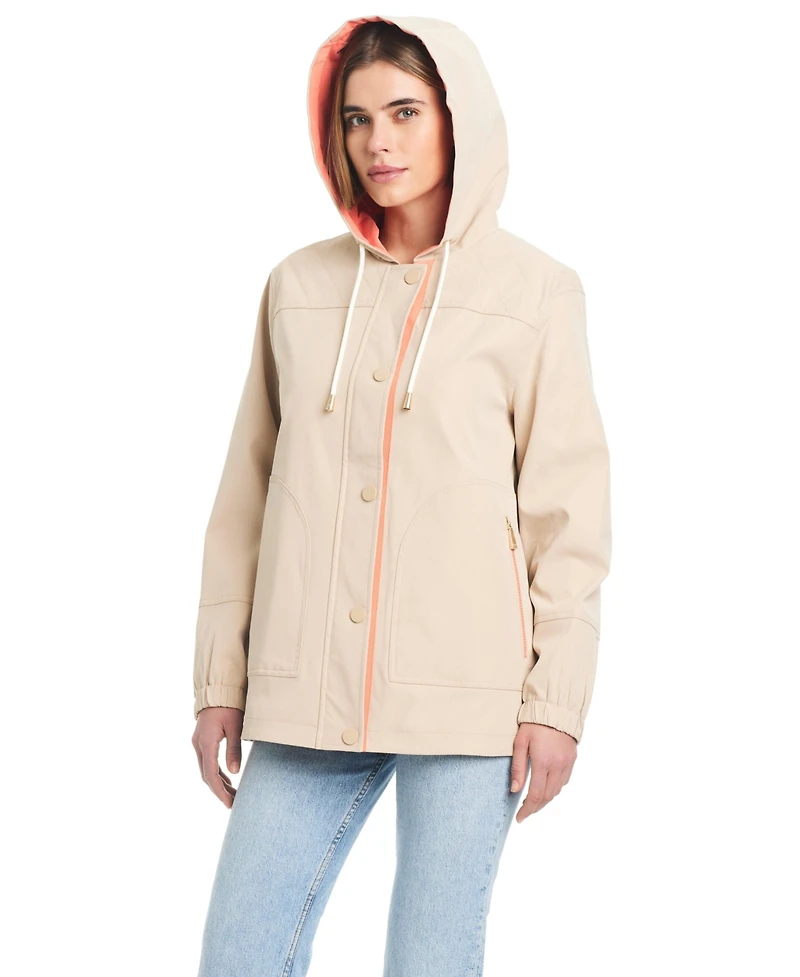 kate spade new york Women's Lightweight Zip-Front Water-Resistant Jacket