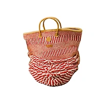 Bold and Brave Handmade Sisal Basket Tote