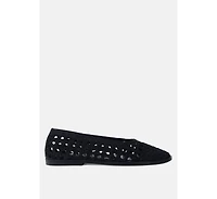 Miyako Handcrafted Soft Suede Leather Flats