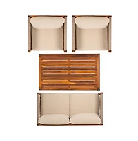 Roya 4 Pc Outdoor Living Set