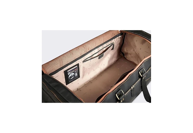 Luxorro 100% Full Grain Leather Duffel Bag