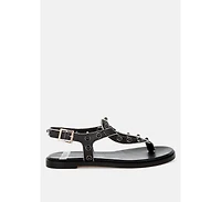 Avens Pearl Rivet Studded Flats