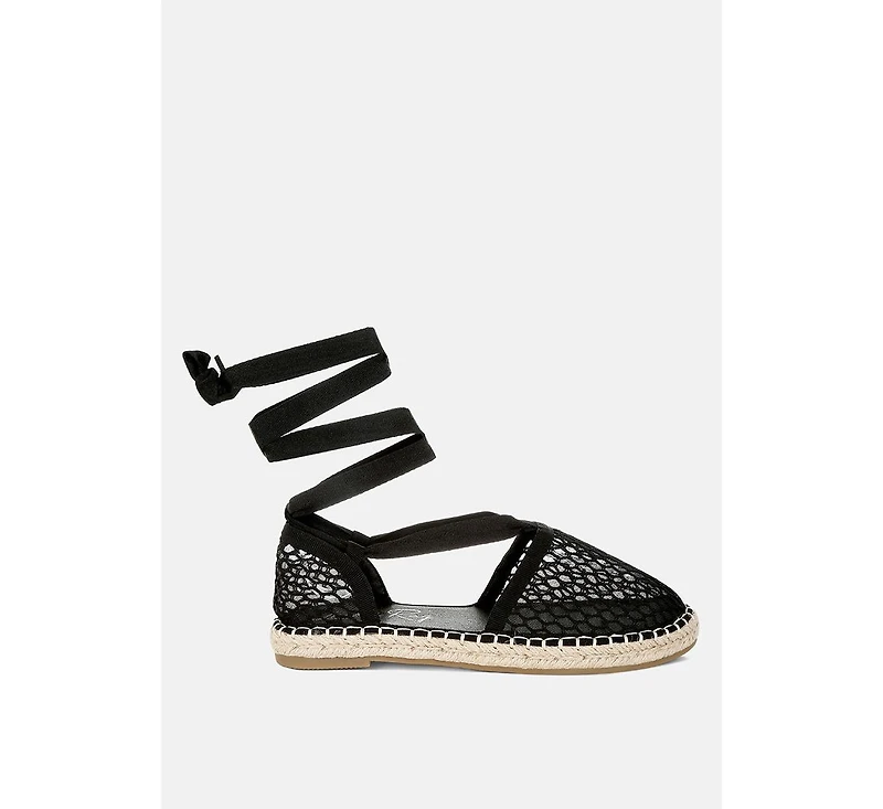 Sonara Mesh Flat Espadrille Sandals