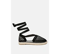 Sonara Mesh Flat Espadrille Sandals
