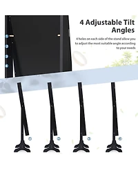 Lockable Mirrored Jewelry Cabinet Armoire Storage Organizer Box