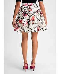 Isaac Mizrahi Women's Tiered Ruffle Skirt