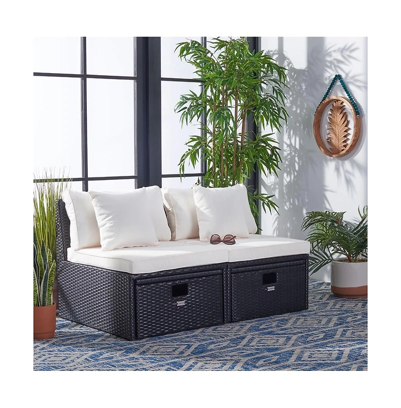 Pramla Outdoor Set With Ottoman