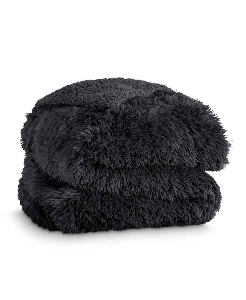 Shaggy Faux Fur Sherpa Blanket