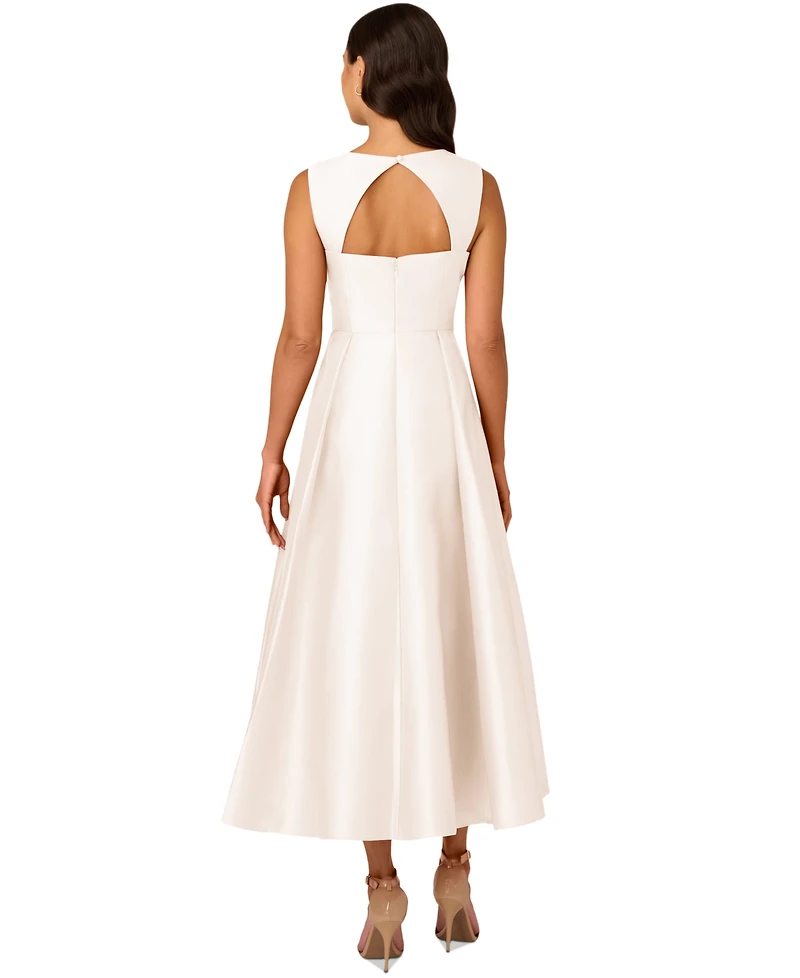 Adrianna Papell Women's Sweetheart-Neck Mikado Gown