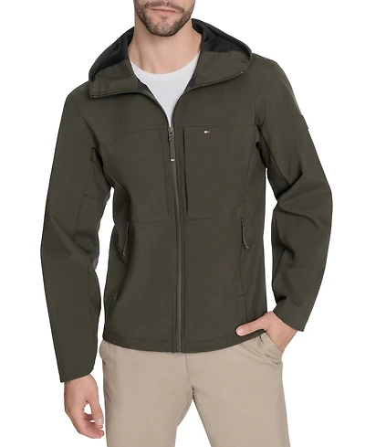 Tommy Hilfiger Men's Softshell Rain Hoodie