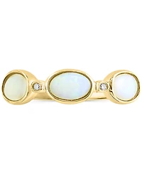 Lali Jewels Opal (3/4 ct. t.w.) & Diamond Accent Ring in 14k Yellow Gold