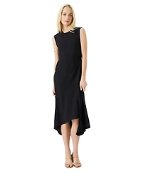 Luxely Women's Asymmetrical Midi Dress