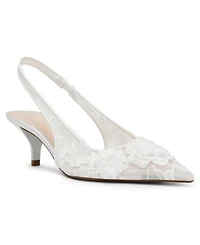 Betsey Johnson Women's Dian Floral Slingback Pumps
