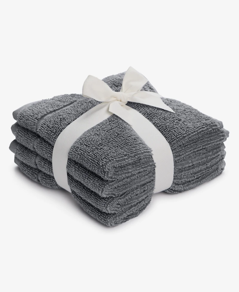 Arch Studio Quick Dry Washcloth 4-Pack, Exclusively at Macy's