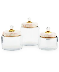 Mackenzie-Childs Rosy Check Kitchen Canister, Large