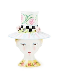 Mackenzie-Childs Rosy Meadow Lady Rose Lidded Vase