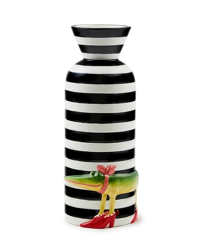 Mackenzie-Childs Patience Brewster Gloria Alligator Vase