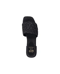 Gc Shoes Women's Kendra Woven Single Band Flat Sandals