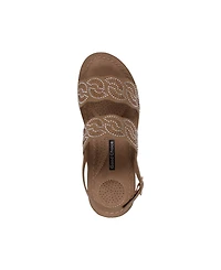 Gc Shoes Women's Alexia Embellished Wedge Sandals