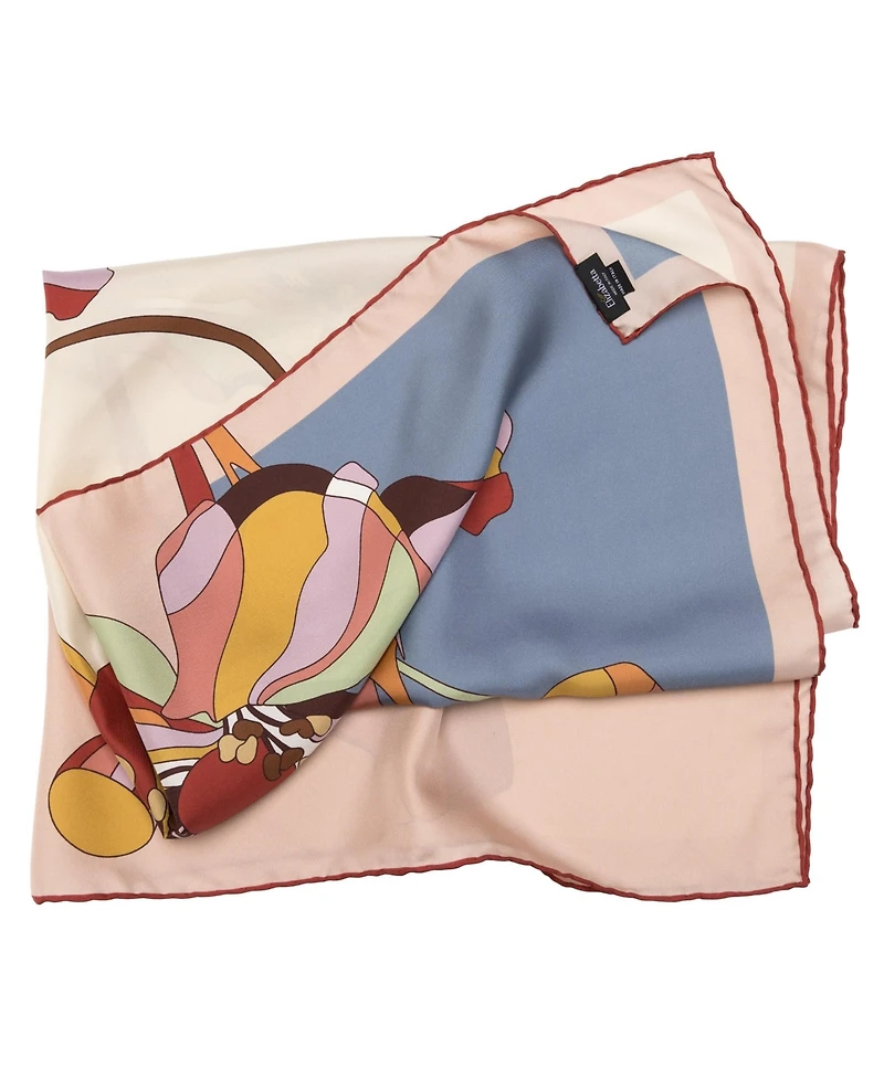 Julia - Hand Rolled Large Silk Foulard for Women
